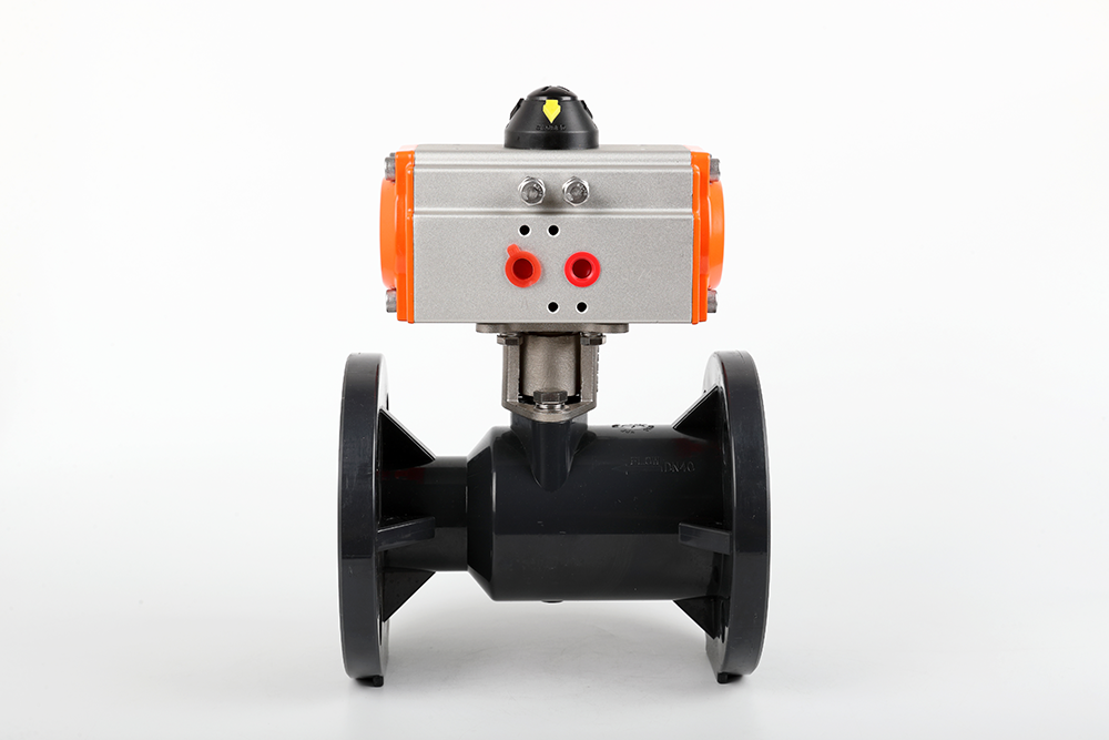 衡山气动法兰一体球阀